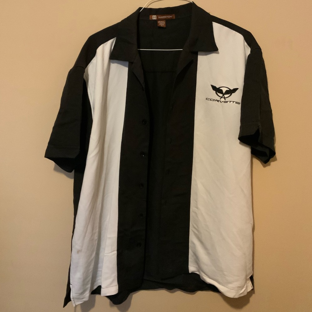 Corvette short sleeve button up